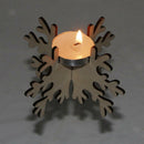 Foldable Wood Tea Light Holder Candle Holder Wedding Party Home Favour Decor