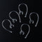 5x Universal Small Clamp Bluetooth Ear Hook Loop Clip Replacement Clear C7U3