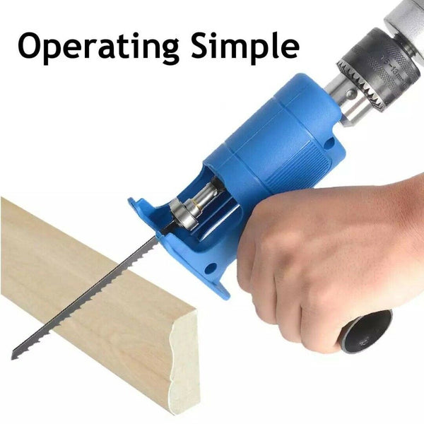 Cordless Electric Drill Reciprocating Saw Hand Metal Cutter Adapter Blade Kit