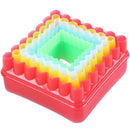 5pcs Pastry Mold for Cake Cookie For Christmas Kitchen, Square I9Y4
