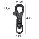 5Pcs Carabiner Rotatable Buckle Clip Quickdraw Key Chain Paracord Backpack LJ