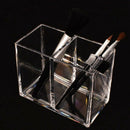 Clear Acrylic Makeup Brush Holder Pen Pencil Cup Holder Cosmetic Storage Ca L5M9