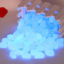 10pcs Colorful Fish Tank Aquarium Glow In The Dark Stones Pebbles Rock Pr Dlqq