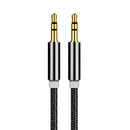3.5mm Male to Male Braided AUX Cable Audio Line 1m for Car AUX/Headphone/MP3
