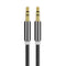 3.5mm Male to Male Braided AUX Cable Audio Line 1m for Car AUX/Headphone/MP3