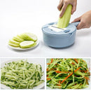 9 In 1 Vegetable Cutter Kit Kitchen Shredder Multipurpose Grater Egg White  U8R2