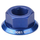1pc Drum Hub Nuts M10 Fixed Gear MTB Road Folding Bike Screw Bolt (Blue) A