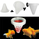4x Aquarium Red Worm Feeder Cone Feeding for Fish Tank Angel Fish Discus Fish M&