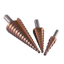 3Pcs Hss Co M35 hree Corners Handle 4-12 / 4-20 / 4-32Mm Straight Groove Br