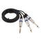 2Pieces 1/4 Inch TRS Stereo To Dual 1/4 Inch TS Mono Y-Splitter Cable