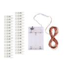 USB LED Photo Clips Lamp Garlands Battery for Wedding Xmas Star Light (5m)