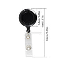 20Pcs New Black Keys-Ids-Badges ID Badge Key Card Name Tag Holders(Retracta