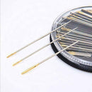 30 pieces Assorted Self Threader Threading Sewing Needles Hand Sewing Embroider