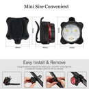 USB Rechargeable Bike Rear Tail Light LED Bicycle Warning Safety Lamp Intriguing