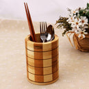 Non-Rotted Pure Chopsticks Natural High-Strength Bamboo Holder Holder Round J2CI