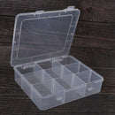 Adjustable 3-9 Grids Compartment Plastic Storage Box Jewelry Earring Bead Screw