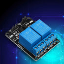 2-way 5V/12V Relay Module with Optical Coupler Isolation 50.5*38.5*18.5mm dfs