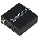 Digital 2-Way Audio Converter Spdif Toslink To Coaxial Audio Or Coaxial Aud