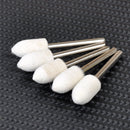 25pcs Wool Felt Polishing Burr Buffer Buffing Wheel Rotary 3mm Shank