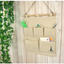ConvenientÂ  5 Pockets Closet Door Wall Hanging Organizer Storage Bags Pouch liau