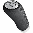 1X(Leather 5 Speed Car Gear Shift Knob Head Stick For RENAULT Laguna Megane
