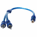 3 pcs Audio connection for 1 RCA female to 2 RCA male adapter splitter Cabl W4Z3