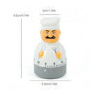 60 Minutes Timer Alarm Plastic Clock Electronic Cooking Kitchen Timer Assistan-