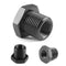 1/2-28 To 3/4-16 Threaded Adapter Automotive Oil Filter Steel Black_Knurled&CaS~