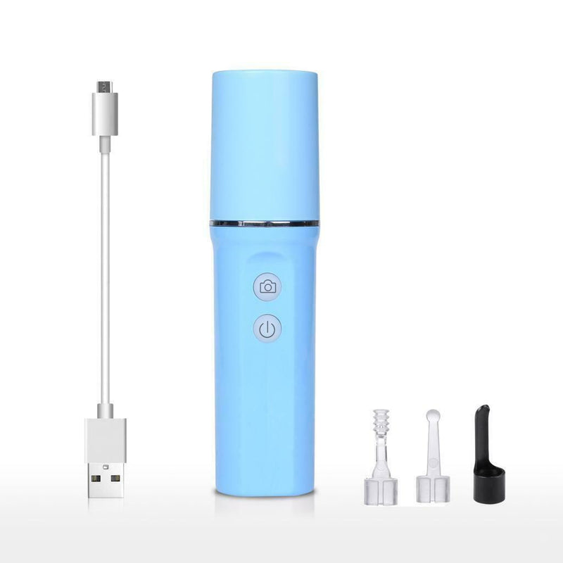 WiFi Wireless Visual Earpick HD Earwax Clean Tool Cleaning Scoop 5.3mm Blue