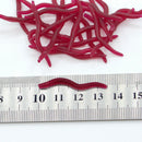 200pcs Earthworm Red Worms Soft Fishing Lure Baits