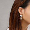 Fashion statement earrings ball Geometric earrings For Women Hanging Dangle F9X3