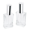 50ml Large Clear Thick Glass Empty Refillable Cologne/Perfume/Splash Replacement