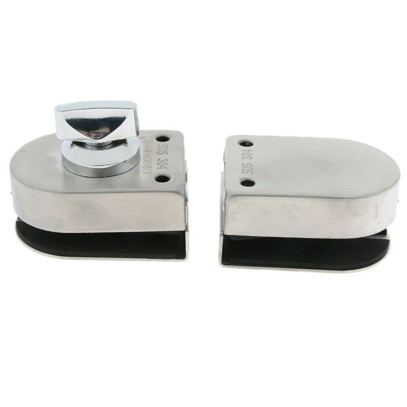 Stainless Steel Door Lock Single Swing  Glass Door Entry Access Good Replacement