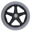 Durable Castor Wheels Replacement Wheel Part Supplies 6inch Heavy Duty Gray