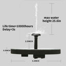 Solar Bird Bath Fountain Pump, 1.4W Free Standing Solar Fountain Water Pump A7U7