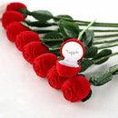 HOT Red Rose Flower Velvet Jewelry Storage Box Engagement Ring Display Case 1pc