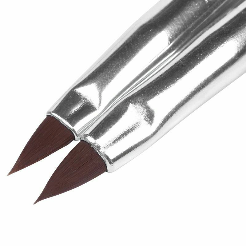 3 Sable Acrylic Nail Art Pen brush feather Design Nos. 2, 6, 8 L2X5