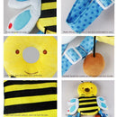 Safety Baby Head Protection Pillow Headrest Pad Neck Protector (Bees) A