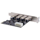 USB 3.0 PCIe Card, 4 Port USB3.0 to PCI Express Card Expansion Card USB Hub