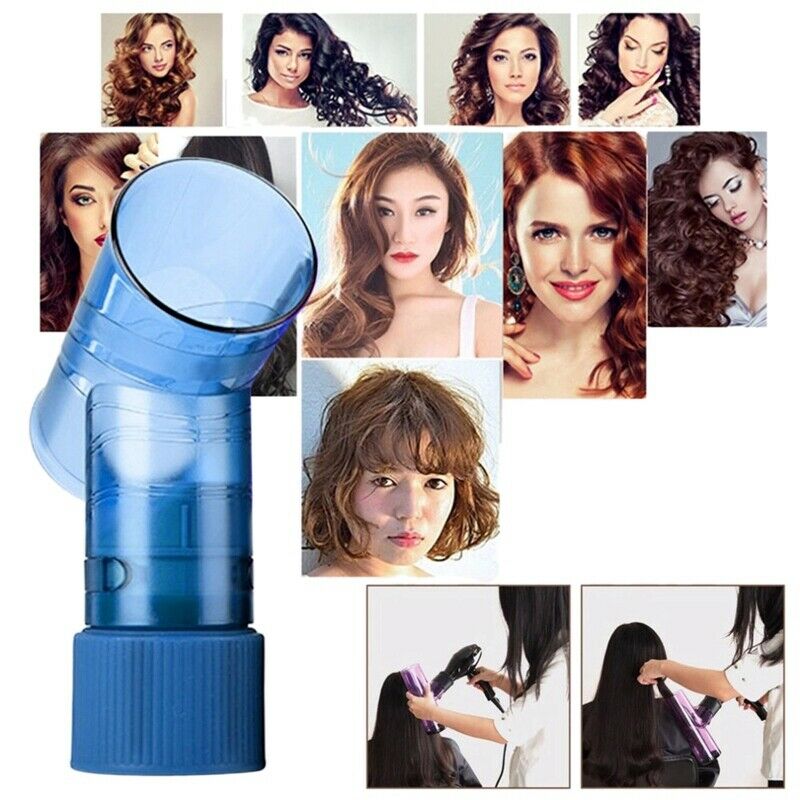 Diy Hair Diffuser Salon Magic Hair Roller Drying Cap Blow Dryer Wind Curl H N4G4