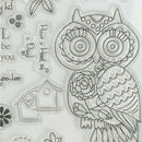 Owl DIY Transparent Silicone Clear Stamps/seal Scrapbooking Album Cards Decor FU