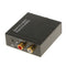 Digital Tos Coaxial to Analog Stereo Audio L/R Adapter with 3.5mm RCA Jack for