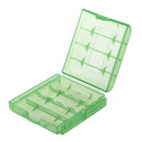 Pack of 9 PCS AA / AAA Battery Storage Hard Case Box -Green