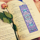 DIY Special Shaped Diamond Painting Creative Leather Tassel Bookmark Gift
