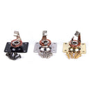 Sliver Square Style New Guitar Jack Plate , Output Socket Chrome Rectang 3cB Kw
