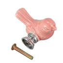 1PCS Bird Kitchen Cabinet Cupboard Ceramic Door Handles Drawer Knobs Wardro