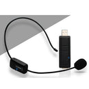 20Hz-30KHz  Mic Wireless 3.5mm Condenser Mic Headworn Microphone, Black