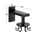 Wall-Mounted Rotating Shelf Telescopic Kitchen Rack Storage Nail-free F2B3