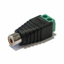 20-Pack Phono RCA Male and Female Plug to AV Screw Terminal Audio/Video Con