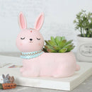 2x Cute Flower Succulent Planter Herbs Mini Pot Indoor Outdoor Decoration
